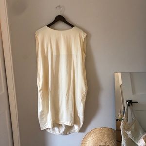 Black Crane flowy cream dress/tunic